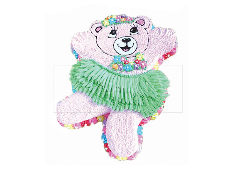 CS067  Green Skirt Bear