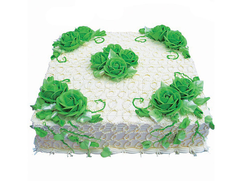 WD004  Green Roses