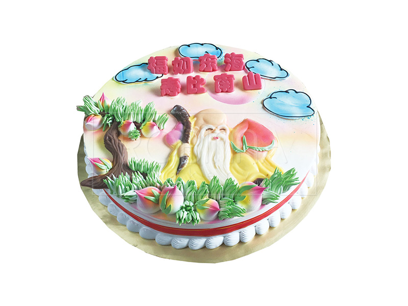 LG019   Flower Cream Cake