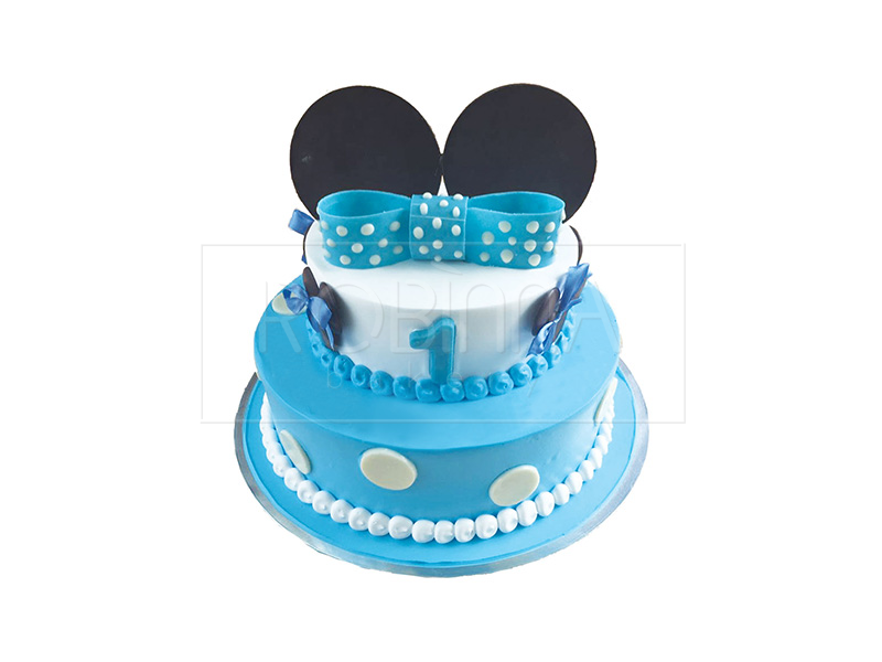 NB052  Blue Minnie Mouse